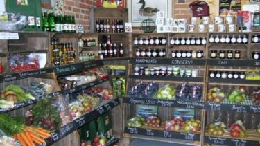 Inside Fryers Farm Shop